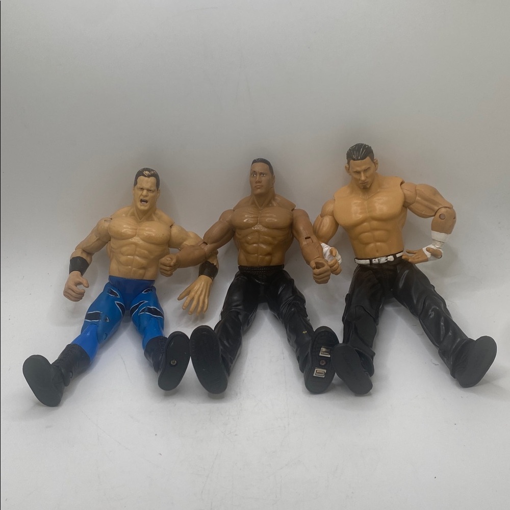 Lot of seven iconic wrestling action figures from the Jakks Pacific era, - Picture 13 of 14